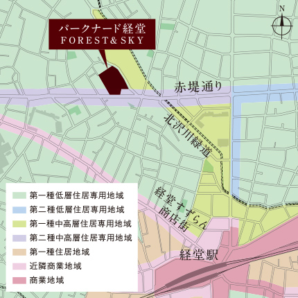 用途地域概念図