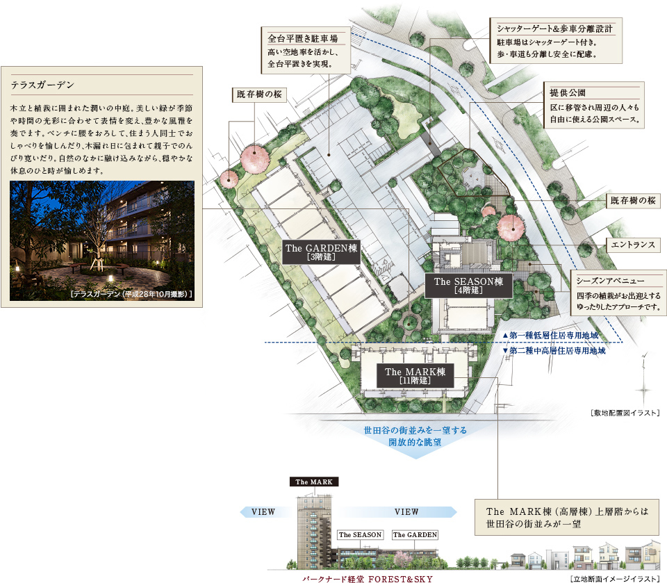 敷地配置図イラスト