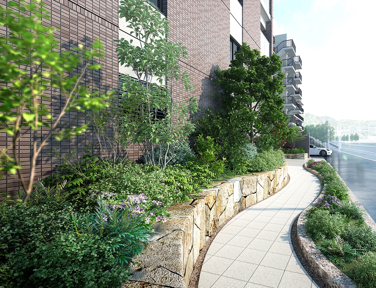 ウェルカムプロムナード完成予想CG