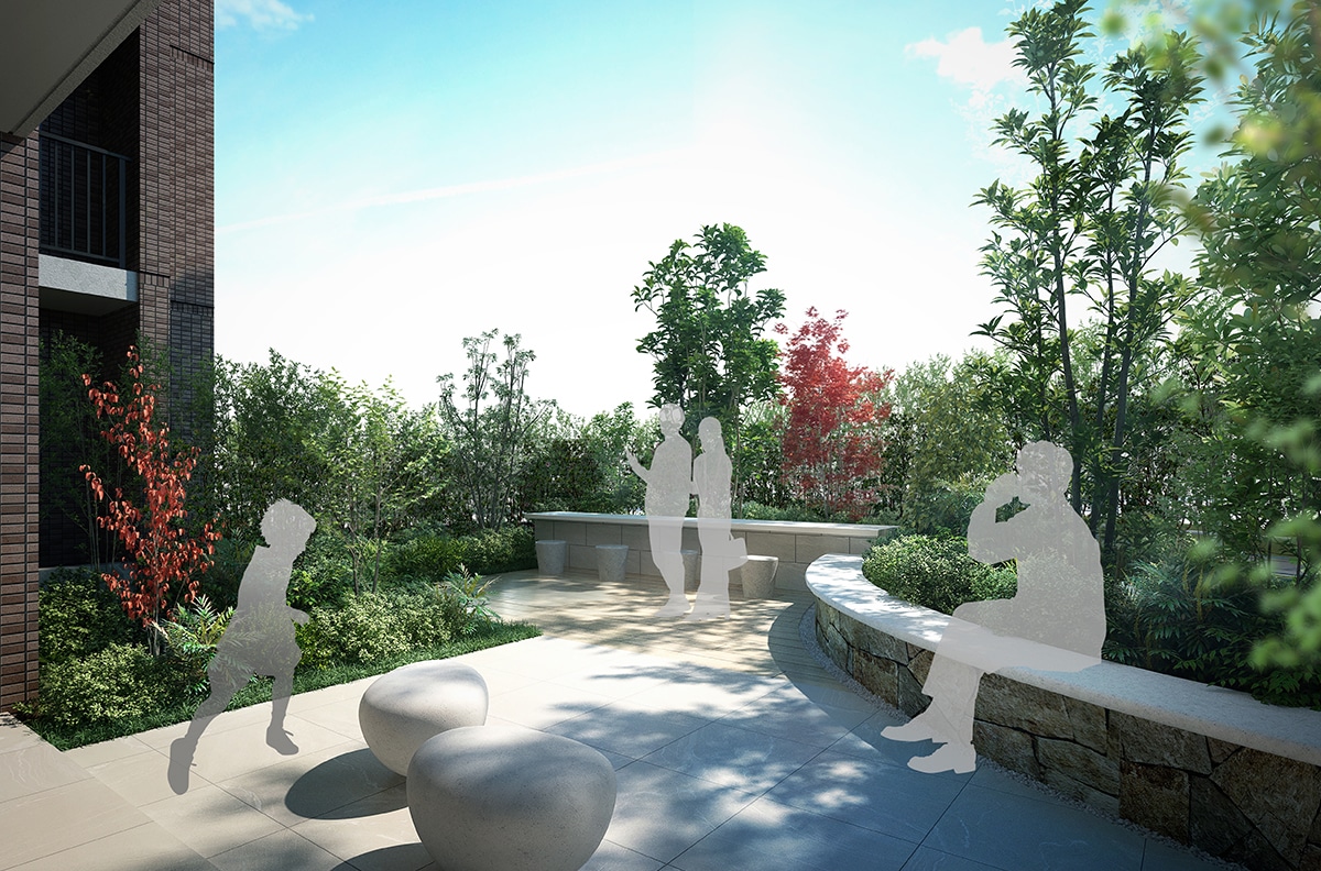 プライベートテラス完成予想CG