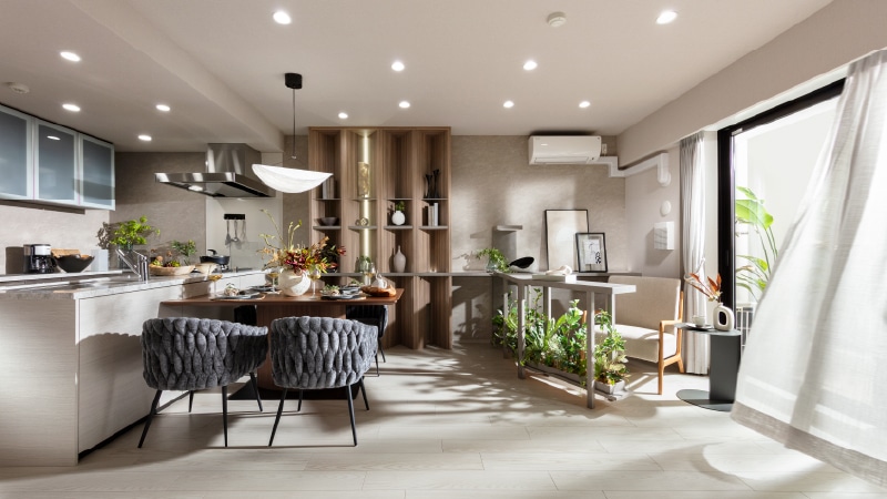 LIVING DINING KITCHEN